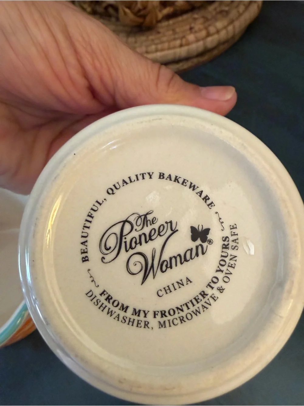 The Pioneer Woman Flea Market 3-Piece Ceramic Nesting Bowl Set Floral Retired